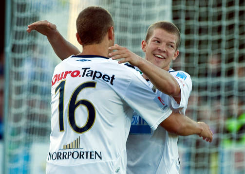Alexander Gerndt och Jonas Lantto, Gefle, jubel