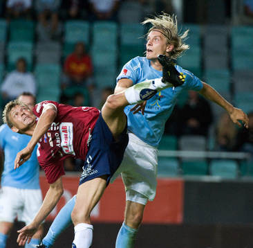 Marcus Allbäck, Örgryte. Markus Halsti, Malmö FF
