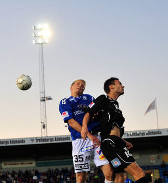 Joakim Nilsson, Trelleborg och Tim Sparv, Halmstad,