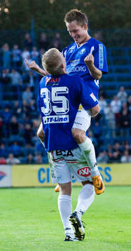4-0 Andreas Wihlborg, jubel och hissas av Joakim Nilsson