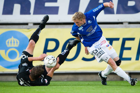 Han fick Halmstad på fall, Fredrik Jensen, 2 mål, här