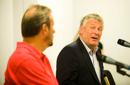Paul Myllenberg, klubbdirektör, Helsingborg och Pelle