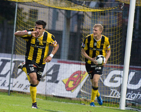 Paulinho, Häcken. Jubel