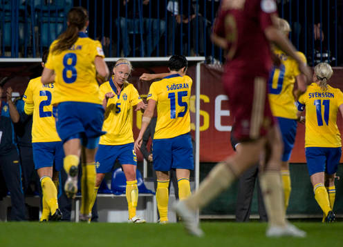 Caroline Seger, Sverige, jubel