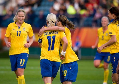 Victoria Sandell Svensson, Sverige, jubel