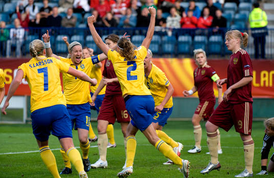 Charlotte Rohlin, Sverige, jubel