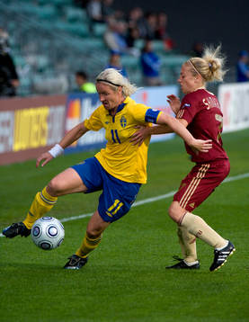 Victoria Sandell Svensson, Sverige och Oksana Shmachkova,