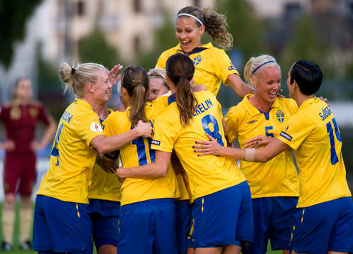 Victoria Sandell Svensson, Sverige, jubel
