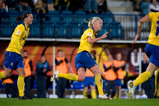Caroline Seger, Sverige, jubel