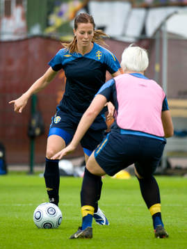 Lotta Schelin och Nilla Fischer