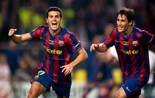 Pedro Rodriguez, Barcelona jubel