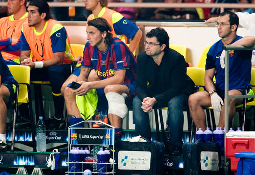 Zlatan Ibrahimovic, Barcelona med en lindad vad, skada?