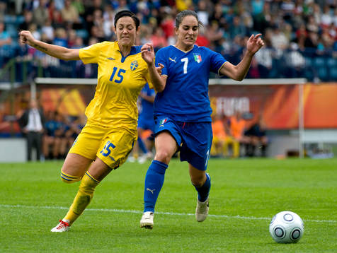 Therese Sjögran, Sverige mot Giulia Domenichetti, Italien