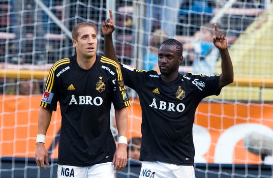 Kenny Pavey och Dulee Johnson, AIK matchvinnare