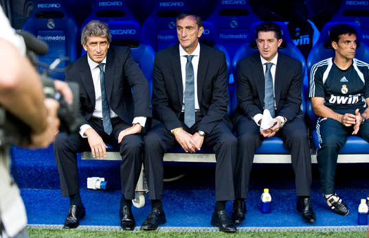 Manuel Pellegrini, tränare, Ruben Cousillas, assisterande