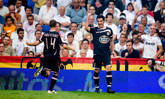 Pablo Alvarez Hernandez, Riki, Deportivo la Coruna jubel