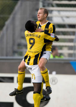 Jonas Henriksson, John Chibuike,  jubel