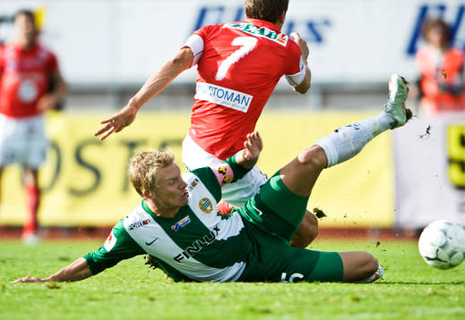 Emil Johansson, Hammarby, glidtackling