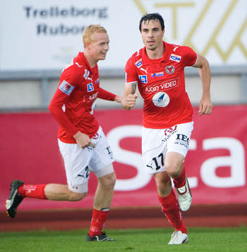 Tobias Eriksson och Daniel Mendes, målskyttar