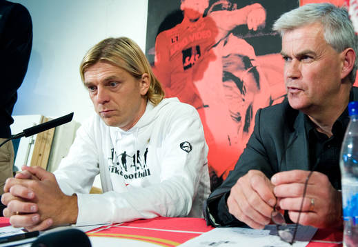 Tony Gustavsson och Nanne Bergstrand, tränare