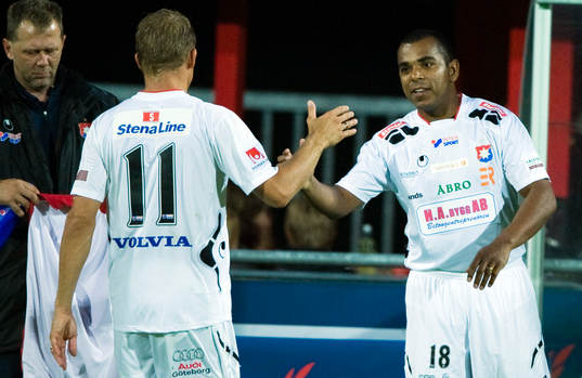 Marcus Allbäck och Alvaro Santos, Örgryte