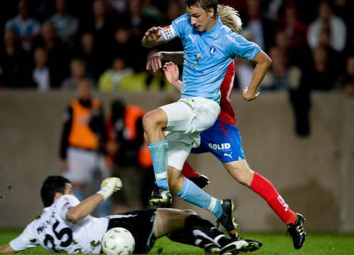 Dusan Melicharek, målvakt Malmö och Jasmin Sudic, Malmö