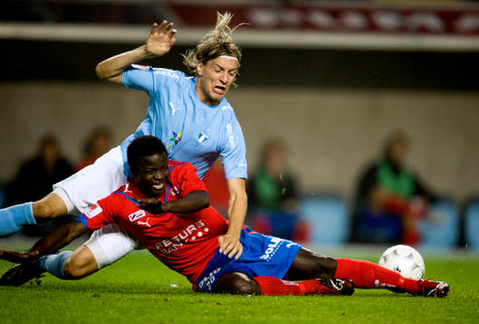 Markus Halsti, Malmö och Isaac Chansa, Helsingborg