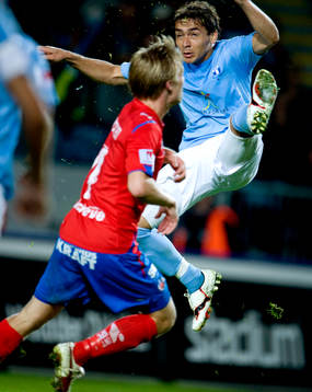 Ricardinho, Malmö och Mathias Unkuri, Helsingborg