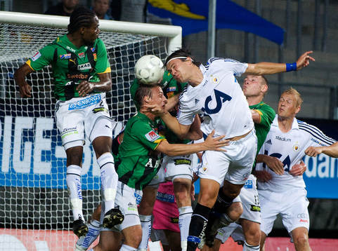 Peter Magnusson, Djurgården. Richard Ntomba Ekunde