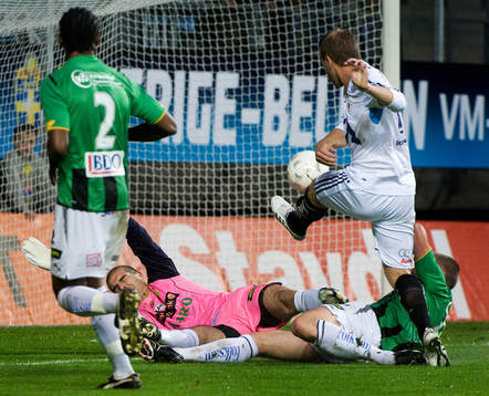 Daniel Sjölund, Djurgården, gör 1-1