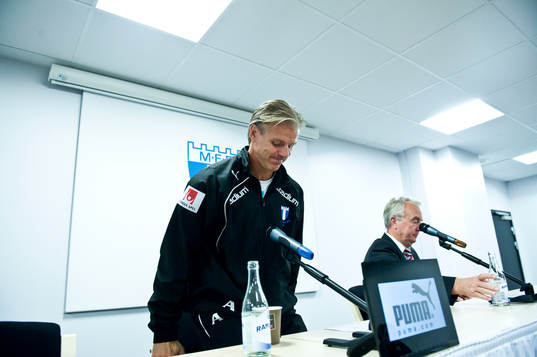 Roland Nilsson, tränare, Malmö och Bo Nilsson, tränare,