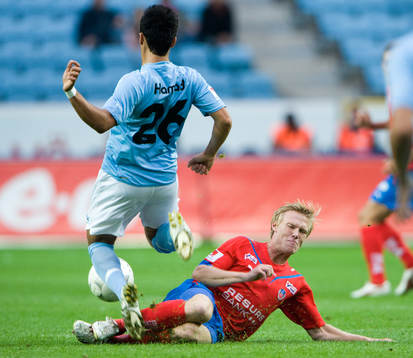 Ricardinho  mot Andreas Landgren