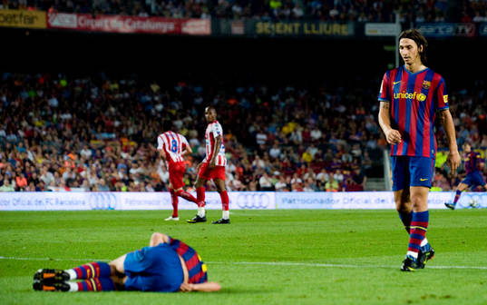 Bojan Kirkic, Zlatan Ibrahimovic, Barcelona