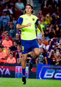 Zlatan Ibrahimovic, Barcelona., uppvärmning