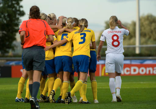 1-1 Victoria Sandell Svensson  (jubel)