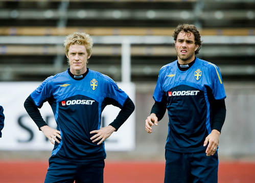 Rasmus Elm och Johan Elmander
