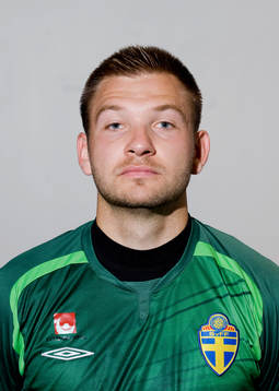 Porträtt, John Alvbåge, målvakt