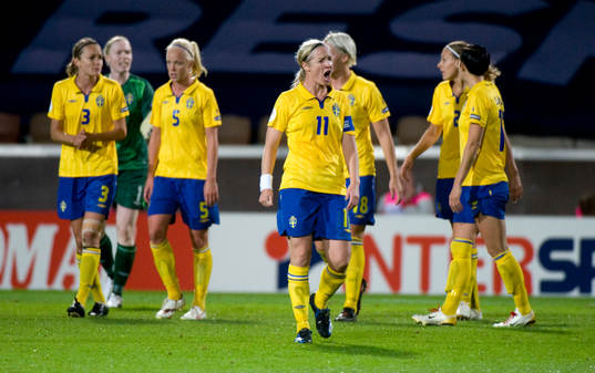 Victoria Sandell Svensson, Sverige ropar på sina spelare