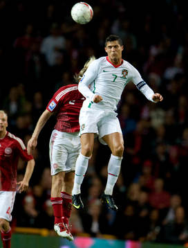Cristiano Ronaldo, Portugal och Christian Poulsen, Danmark
