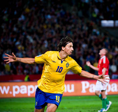 Zlatan Ibrahimovic, Sverige, jubel