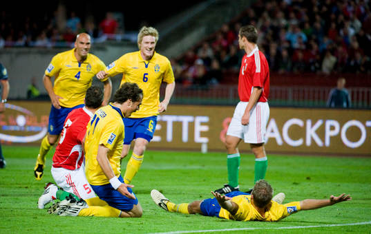 Olof Mellberg, jubel