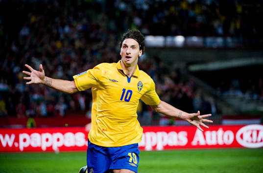 Zlatan Ibrahimovic, Sverige, jubel