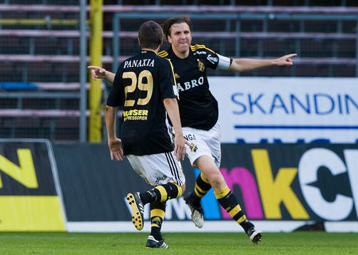 Nils-Eric Johansson, AIK kvitterade till 2-2