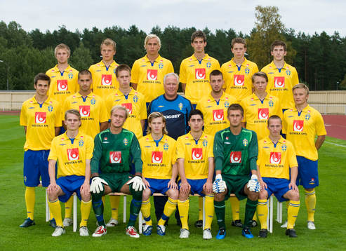 övre fr.v: Per Gulda, Filip Stenström, Pontus Engblom,