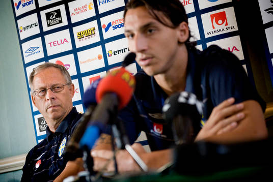Lars Lagerbäck, Förbundskapten och Zlatan Ibrahimovic