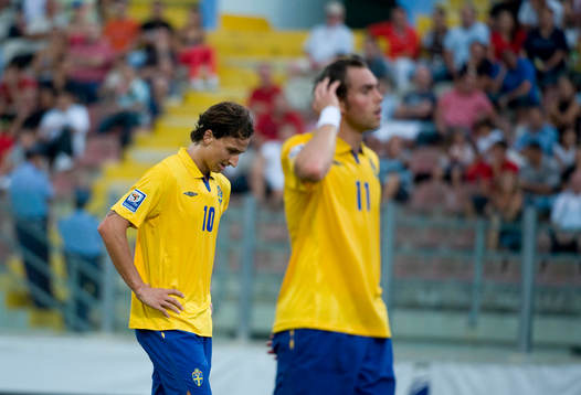Zlatan Ibrahimovic, Johan Elmander, Sverige