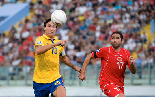 Zlatan Ibrahimovic, Sverige och Kenneth Scicluna, Malta