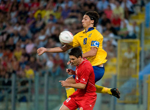Zlatan Ibrahimovic, Sverige, och Brian Said, Malta