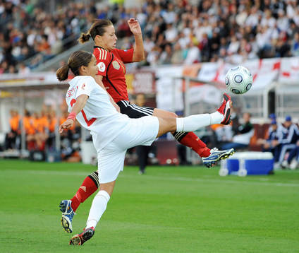 Alex Scott, England och Inka Grings, Tyskland