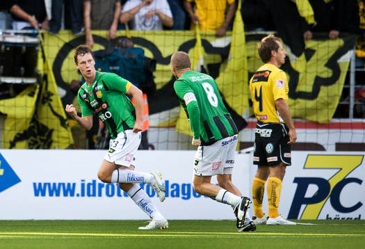 Gais kvitterar till 2-2 i slutminuterna genom Eyjólfur